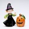 Ceramic Pumpkin & Witch Salt & Pepper Shakers, Home Décor, Gift for Her, Gift for Mom, Kitchen Décor, Fall Décor, Halloween Décor